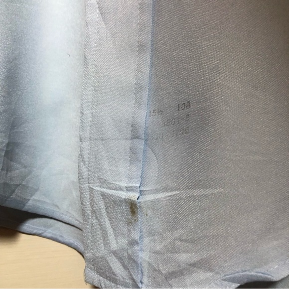 Vintage 70s Robin’s Egg Blue Short-sleeve Collared Buttondown XL - Picture 7 of 7